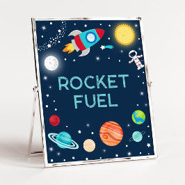 Astronaut Astronaut Planets födelsedag Poster