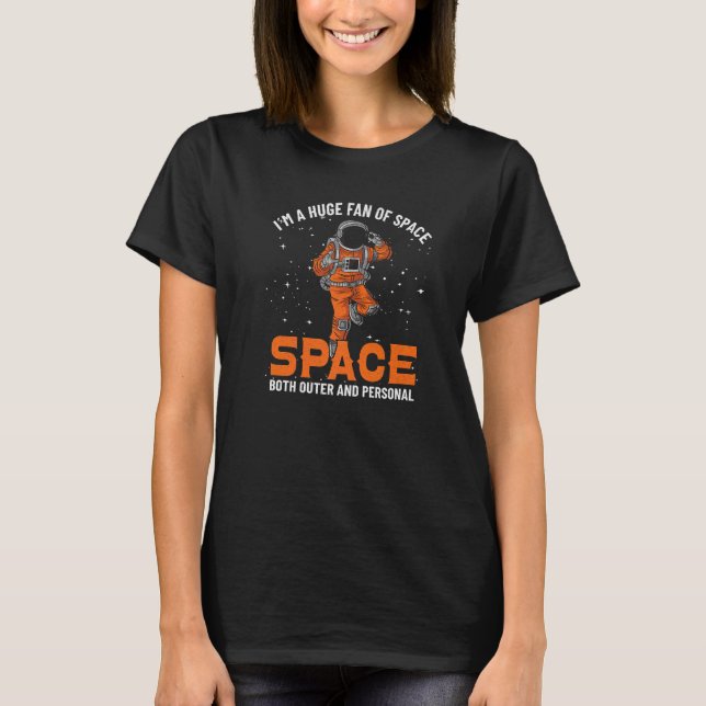 Astronaut Astronomy Solar System Outer Space Kids  T Shirt (Framsida)