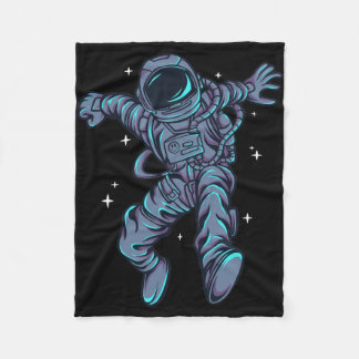 Astronaut Astrostar I Rymden Fleecefilt