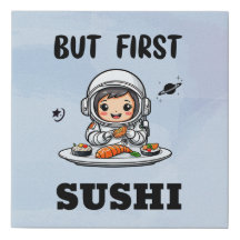Astronaut åt Sushi