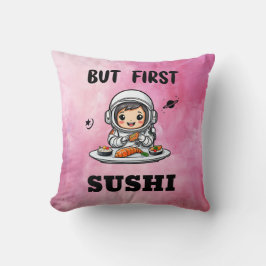 Astronaut åt Sushi Kudde