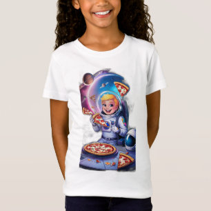 Astronaut äter pizza i rymden. t shirt