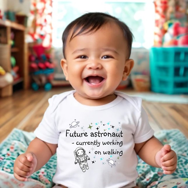 Astronaut Baby Bodykostym T Shirt (Skapare uppladdad)