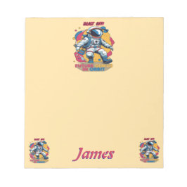 Astronaut Back-to-School "Future Genius in Orbit"  Anteckningsblock