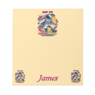 Astronaut Back-to-School "Future Genius in Orbit"  Anteckningsblock