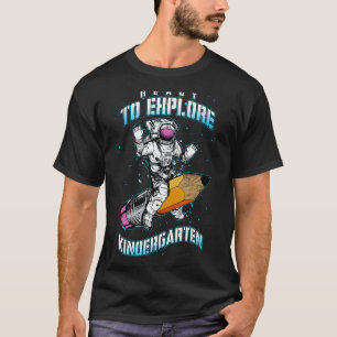 Astronaut Back to school Redo att utforska Kinderg T Shirt