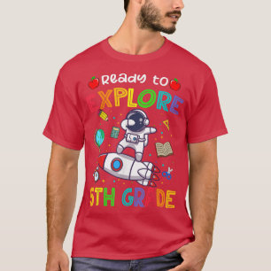 Astronaut Back to school Redo till tidigare femte T Shirt