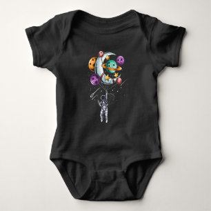 Astronaut Ballon Planets Illustrationer T Shirt