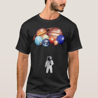 Astronaut Balloons T Shirt