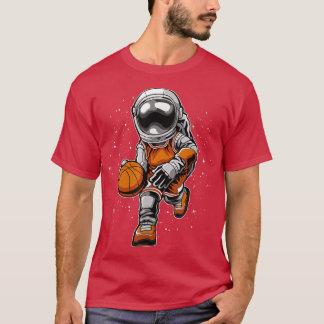 Astronaut Basketball Funny Basketball Gift Manar W T Shirt