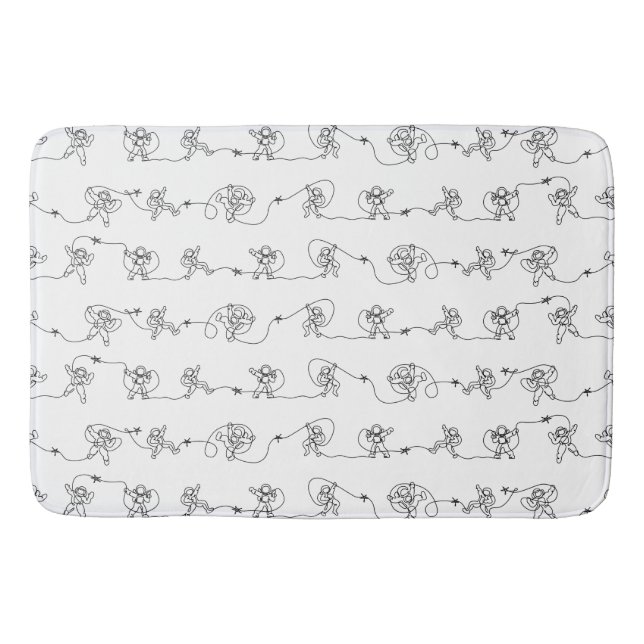 Astronaut Bath Mat Badrumsmatta (Framsidan)