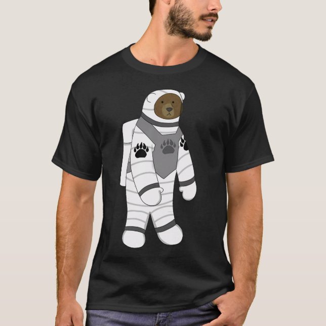 Astronaut Bear T Shirt (Framsida)