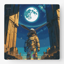 Astronaut Beneath the Celestial Gate