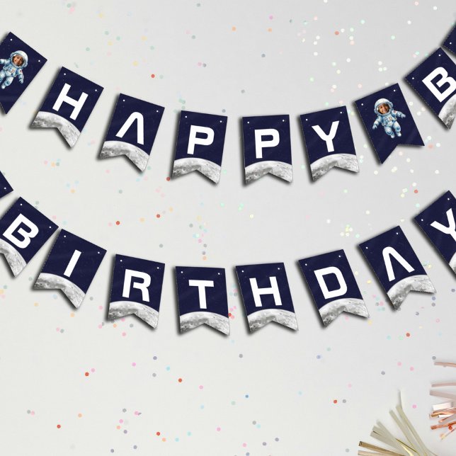 Astronaut Birthday Party 1st Trip Around the Sun Vimplar (Skapare uppladdad)