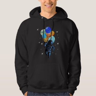Astronaut Birthday Planet Måne Cosmonaut Space Dri Hoodie