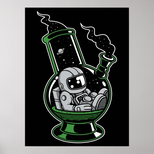 Astronaut Bong Poster (Framsidan)