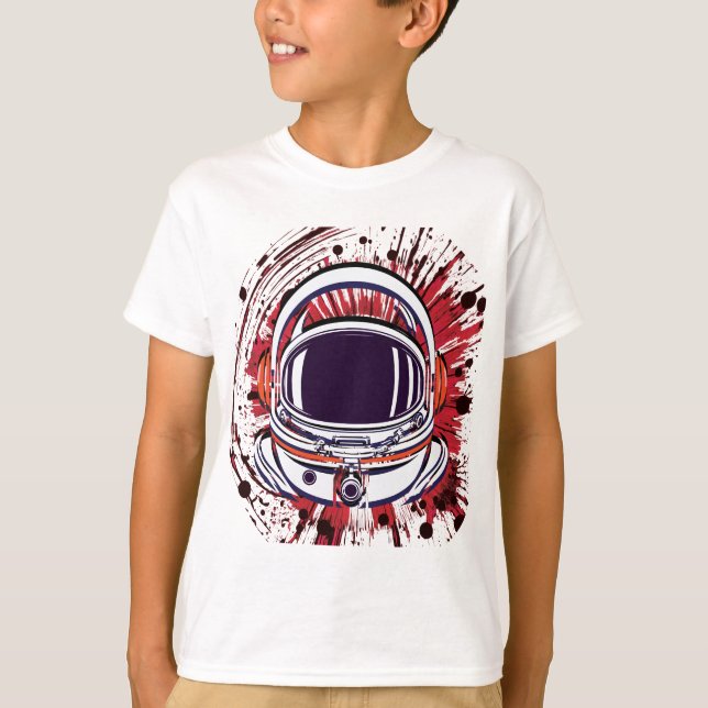 Astronaut Boys T-Shirt – Space Explorer Tee (Framsida)