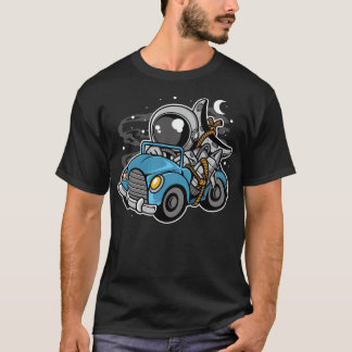 Astronaut Car Journey - Funny Rymden Älskare T Shirt