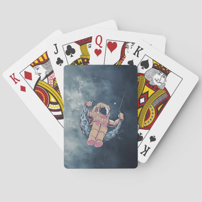 Astronaut Casinokort (Baksidan)
