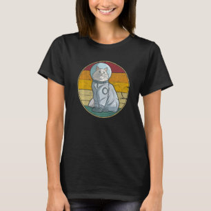 Astronaut Cat - Astronaut Galaxy Cats Roliga Vinta T Shirt