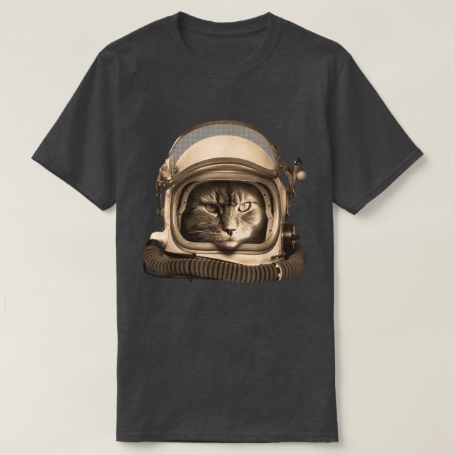 Astronaut Cat Astronomy Spaceman Kattunge Space T Shirt (Design framsida)
