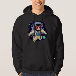 Astronaut Cat färglös Hoodie