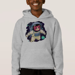 Astronaut Cat färglös T Shirt