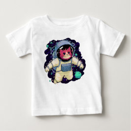 Astronaut Cat färglös T Shirt