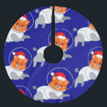 astronaut cat ful christmas Santa Julgransmatta Borstad Polyester<br><div class="desc">astronaut cat ful christmas,  christmas cat,  kitten,  cat,  tomcat,  jultomten cat,  orange cat,  astronaut,  ful christmas,  christmas astronaut, christmas</div>