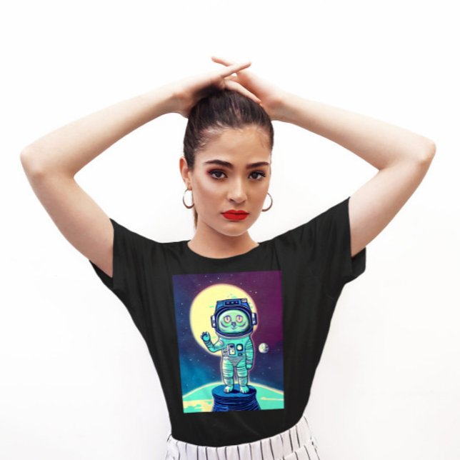 ASTRONAUT CAT FUNNY T-SHIRTS (Skapare uppladdad)