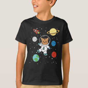 Astronaut Cat Planet Earth Mars Space T Shirt