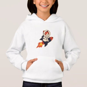 Astronaut Cat Riding Rocket - Cosmic Äventyr Des T Shirt