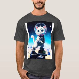 Astronaut Cat T Shirt
