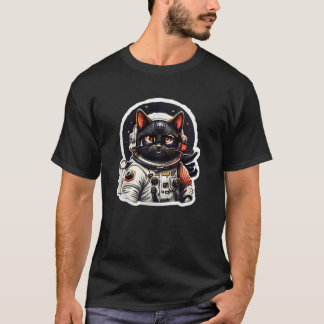 Astronaut Cat T Shirt