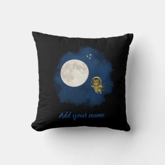 Astronaut Cat Throw Pillow Kudde