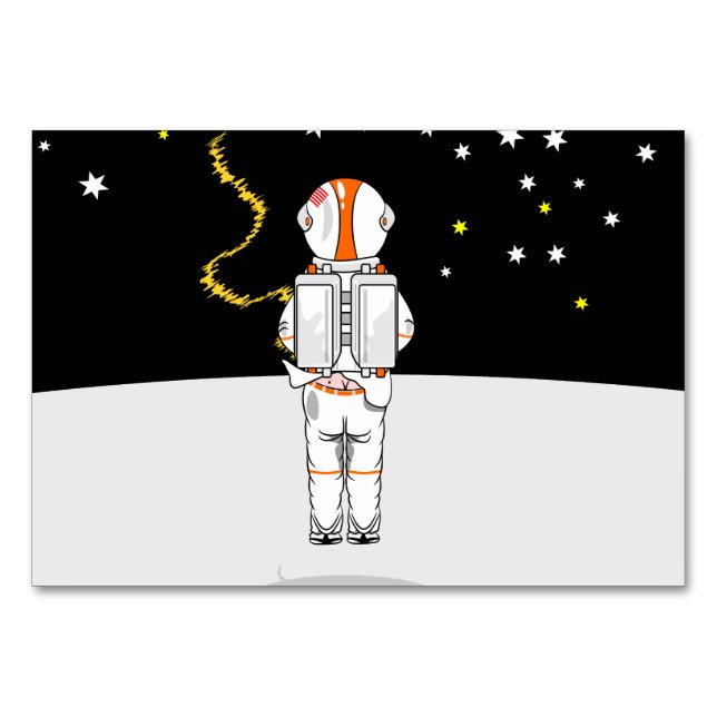 Astronaut Caught Kort Weeing i rymden (Framsidan)