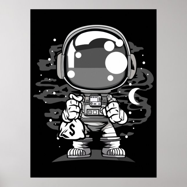 Astronaut Chibi Poster (Framsidan)
