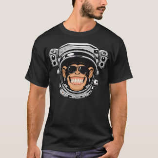 Astronaut Chimp T Shirt
