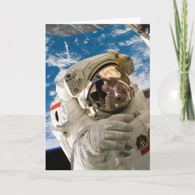 Astronaut Coola Rymden Bilder Coola Space Kort (Framsida)