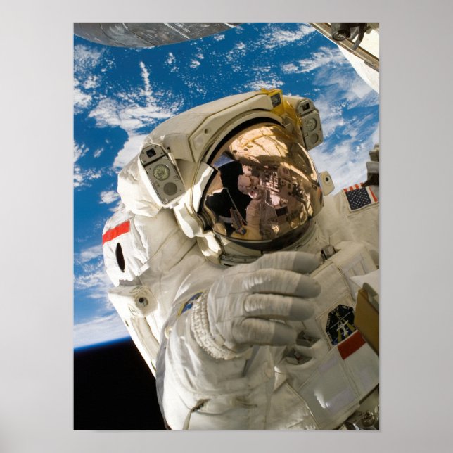 Astronaut Coola Rymden Bilder Coola Space Poster (Framsidan)