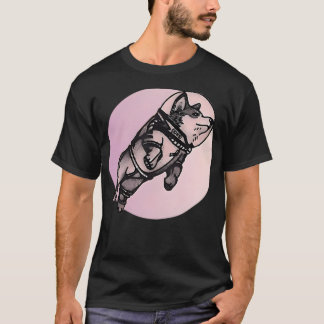 Astronaut Corgi Illustration T Shirt