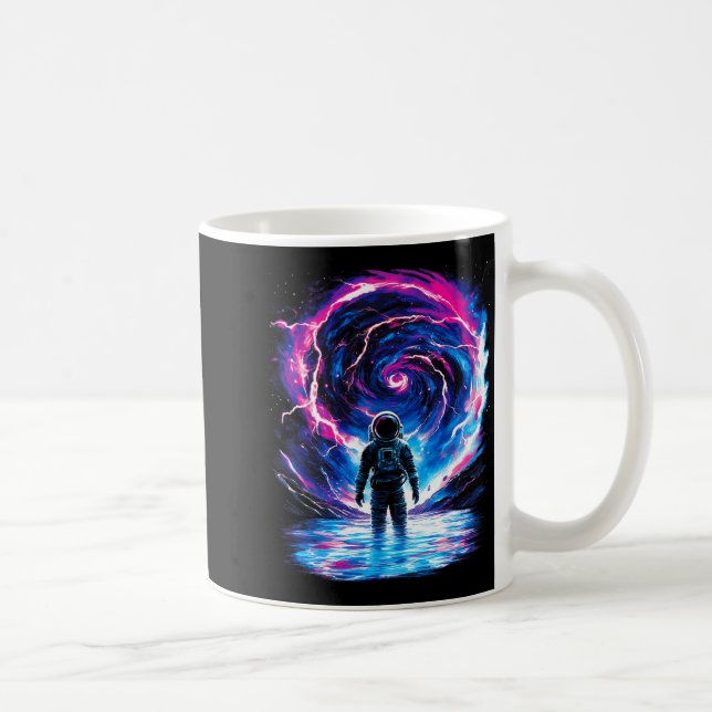 Astronaut Cosmic Outer Space Galaxy Science  Kaffemugg (Höger)