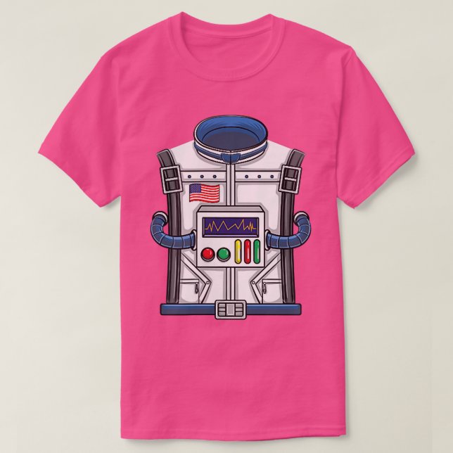 Astronaut Costume Halloween T-Shirt (Design framsida)