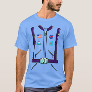 Astronaut Costume Space Kostym Vuxen Manar Women K T Shirt