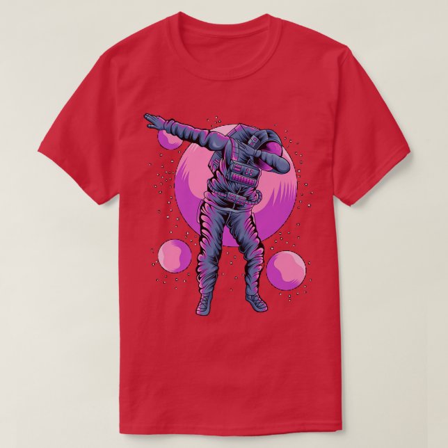 Astronaut Dabbing In Outer space  T Shirt (Design framsida)
