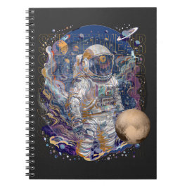 Astronaut-design Anteckningsbok
