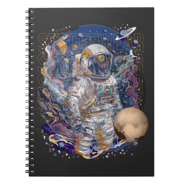 Astronaut-design Anteckningsbok (Framsidan)