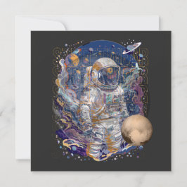 Astronaut-design Inbjudningar