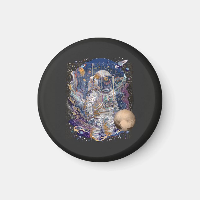 Astronaut-design Magnet (Framsidan)