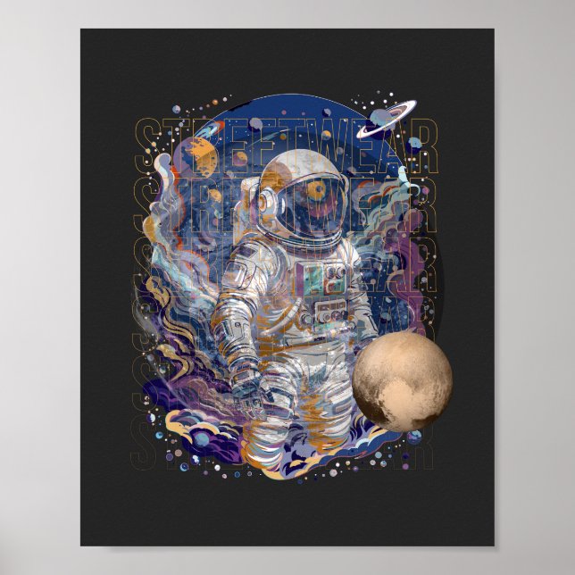 Astronaut-design Poster (Framsidan)